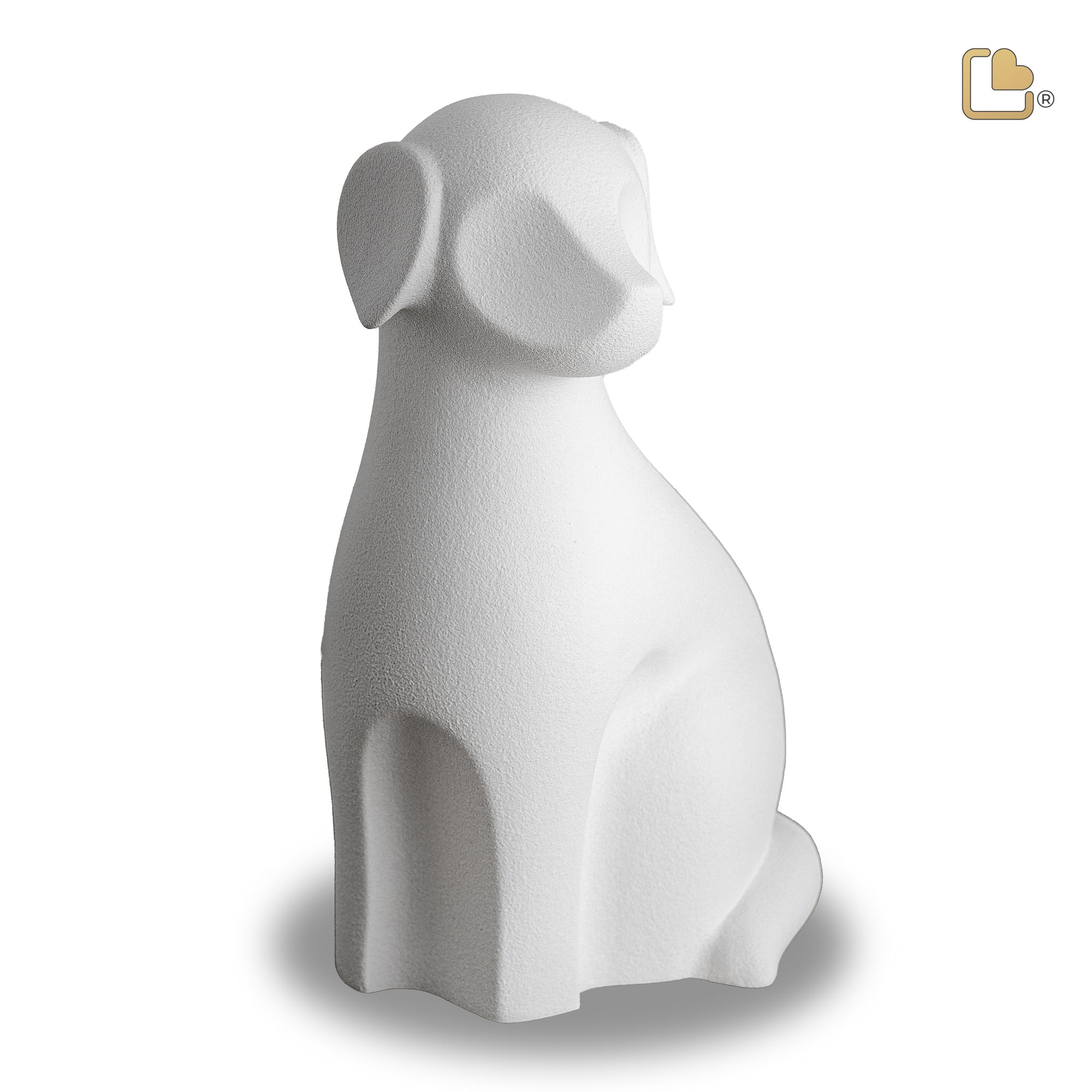 Dog Pet Urn White