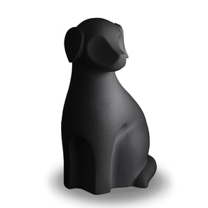 Dog Pet Urn Black