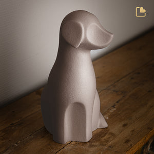 Dog Pet Urn Brown