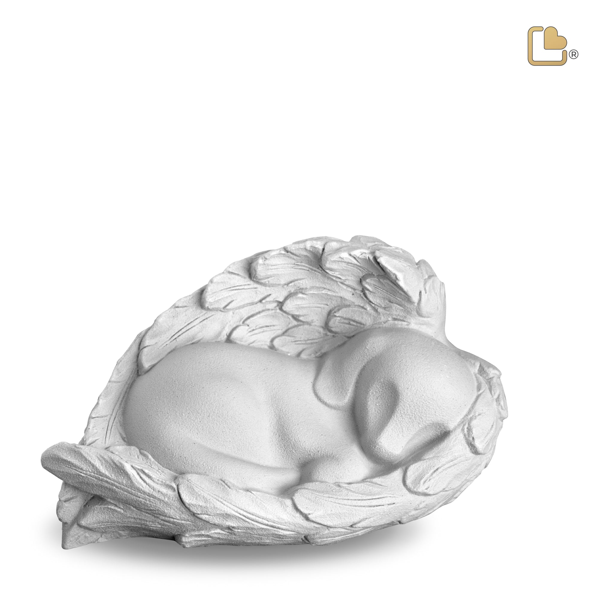 Angelic Dog Pet Urn White