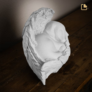 Angelic Dog Pet Urn White