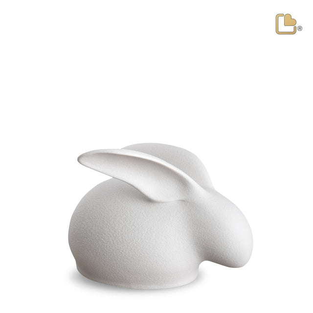 Rabbit Pet Urn White