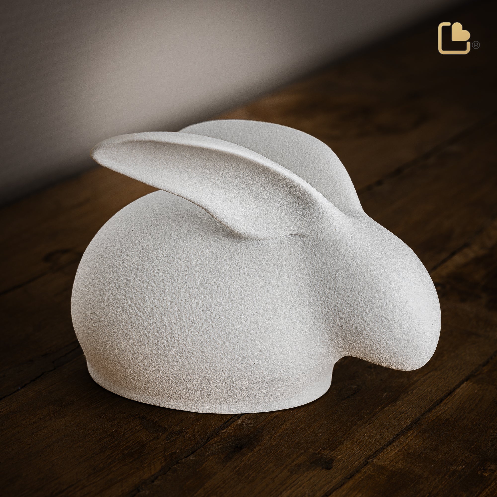 Rabbit Pet Urn White