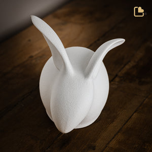 Rabbit Pet Urn White