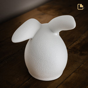 Rabbit Pet Urn White