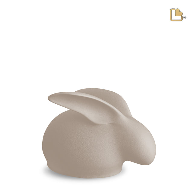 Rabbit Pet Urn Beige