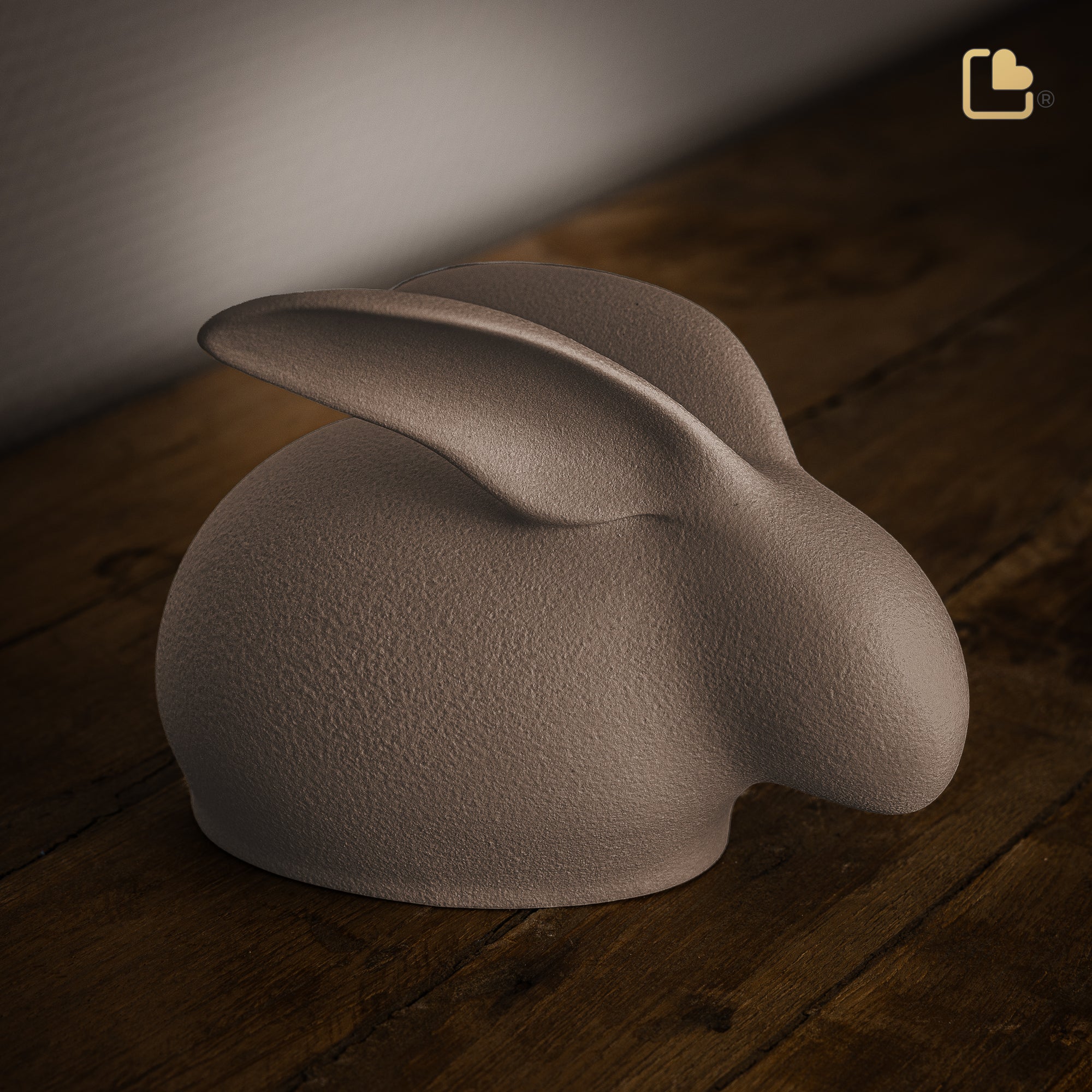 Rabbit Pet Urn Brown