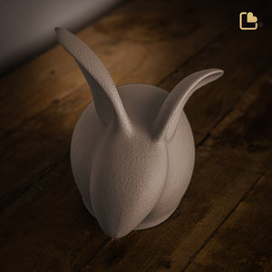 Rabbit Pet Urn Brown