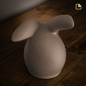 Rabbit Pet Urn Brown