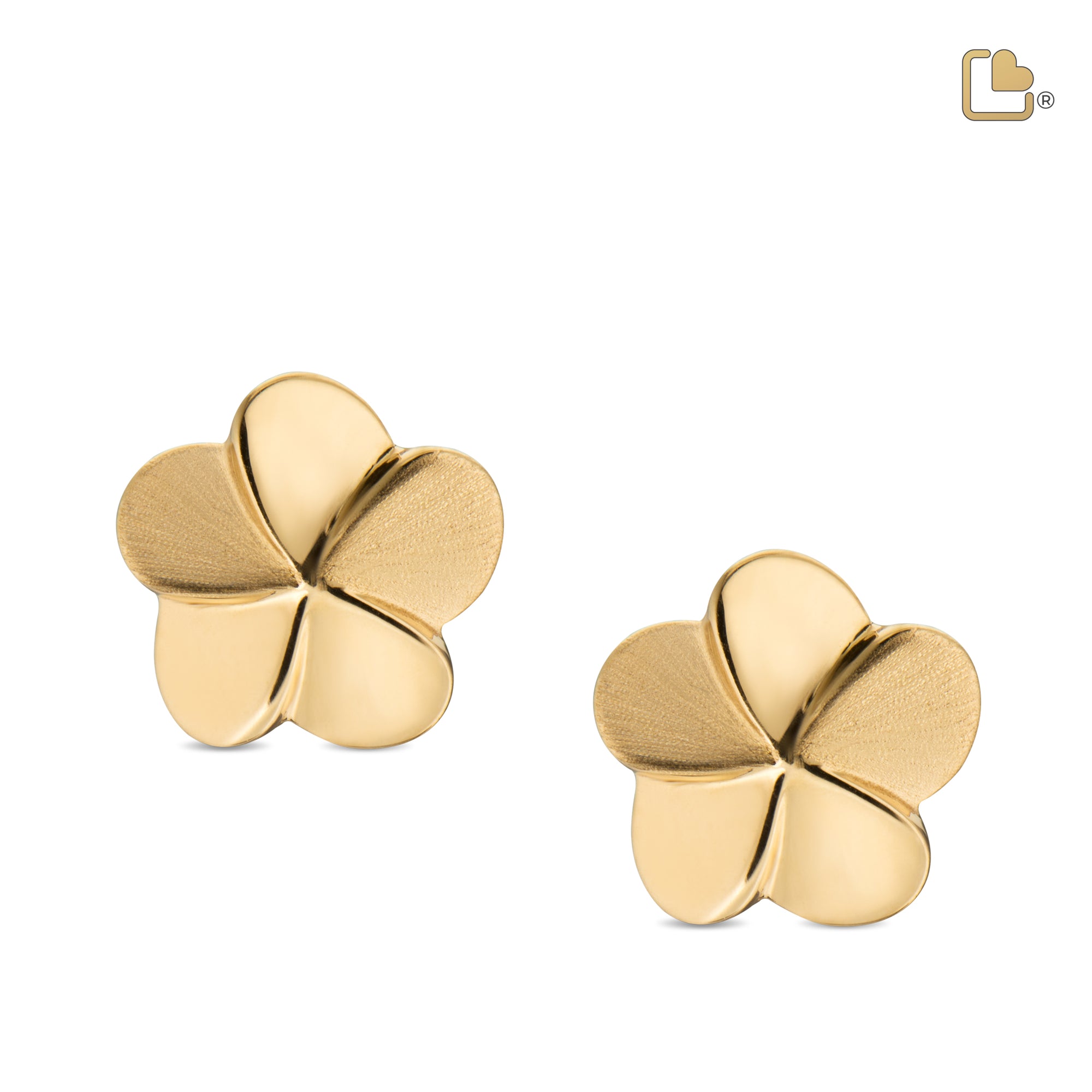 Bloomª Gold Vermeil Two Tone Sterling Silver Stud Earrings