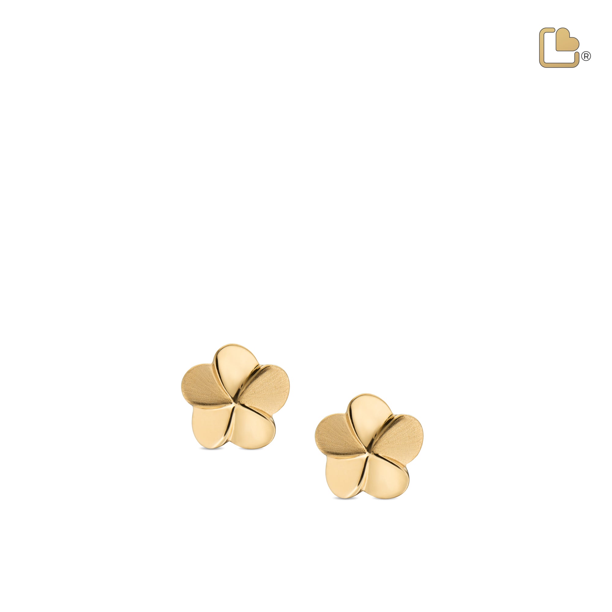 Bloomª Gold Vermeil Two Tone Sterling Silver Stud Earrings