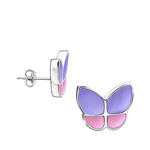 Wings of Hopeª Butterfly Lavender Earrings