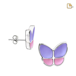 Wings of Hopeª Butterfly Lavender Earrings