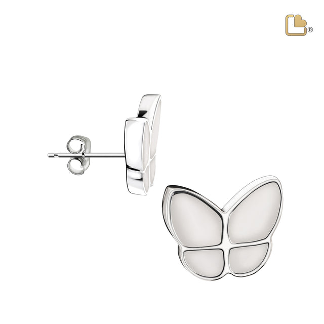 Wings of Hopeª Butterfly Pearl Earrings