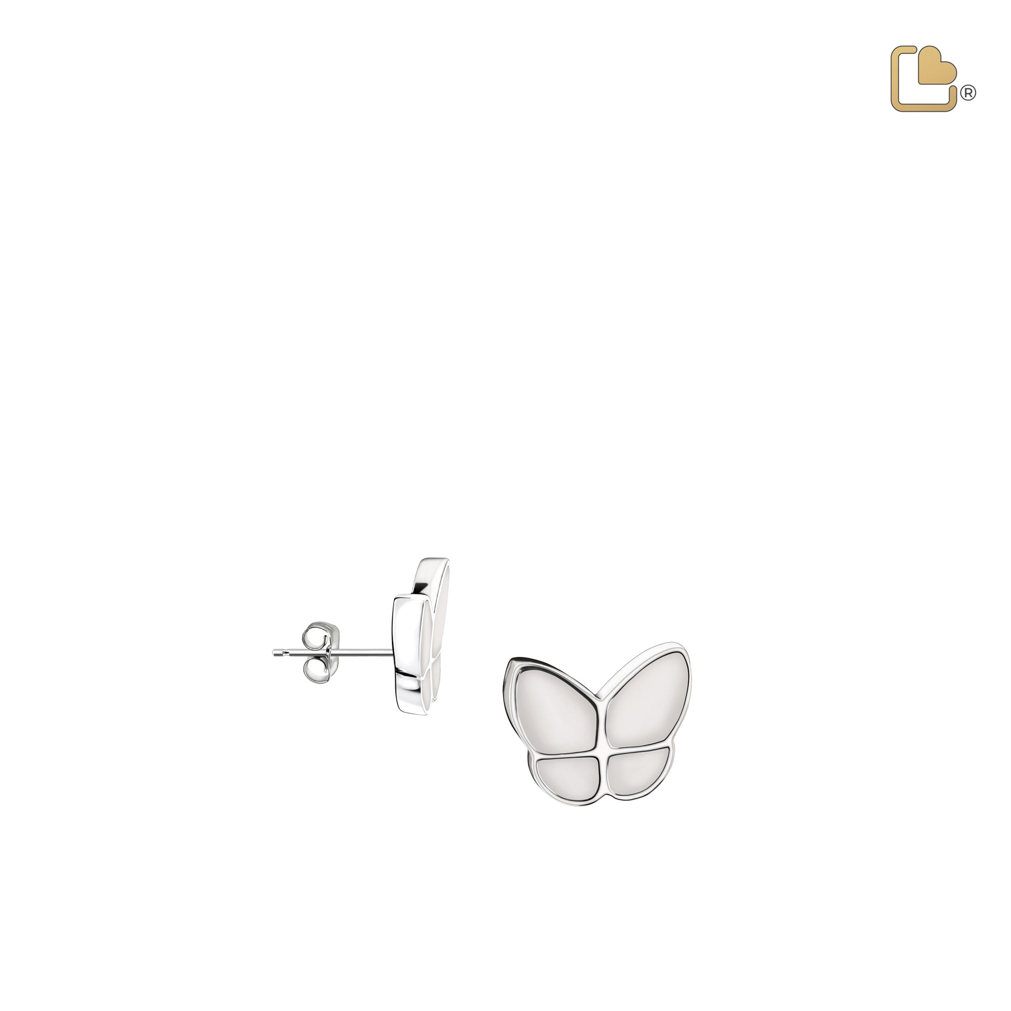 Wings of Hopeª Butterfly Pearl Earrings