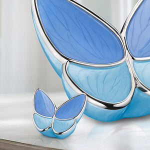 Keepsake Wings of Hope Blue Cremation Urn