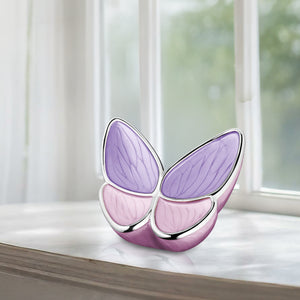 Medium Wings of Hope Butterfly Lavender Cremation Urn