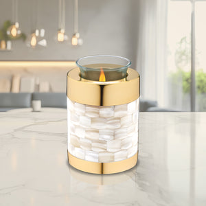 Tealight Mother of Pearl Cremation Urn - COMFORT™ by LoveUrns®