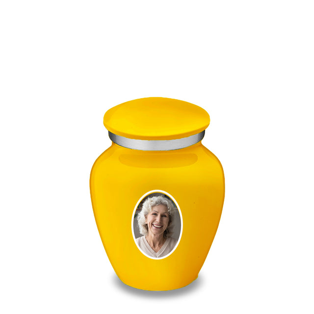 Keepsake Embrace Yellow Portrait Cremation Urn