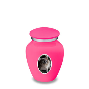 Keepsake Pet Embrace Bright Pink Portrait Cremation Urn