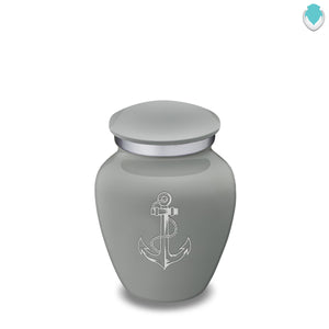 Keepsake Embrace Slate Grey Anchor Cremation Urn