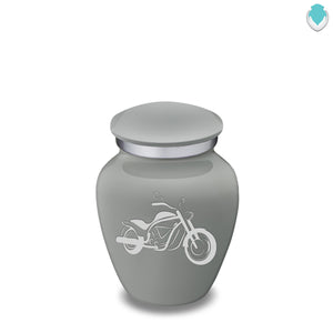 Keepsake Embrace Slate Grey Motorcycle Cremation Urn