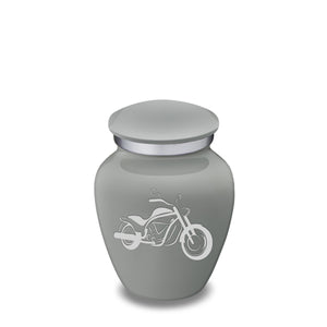 Keepsake Embrace Slate Grey Motorcycle Cremation Urn