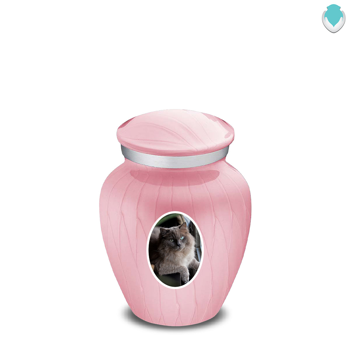 Keepsake Pet Embrace Pearl Pink Portrait Cremation Urn