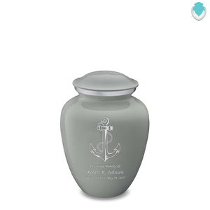 Medium Embrace Slate Grey Anchor Cremation Urn