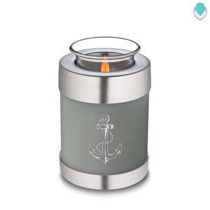 Candle Holder Embrace Slate Grey Anchor Cremation Urn