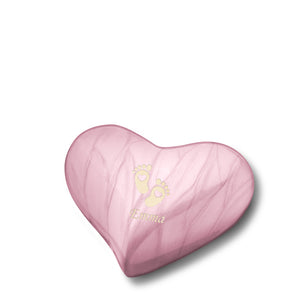 Heart Pearl Pink Keepsake Cremation Urn