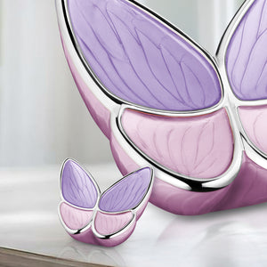 Keepsake Wings of Hope  Lavender Cremation Urn