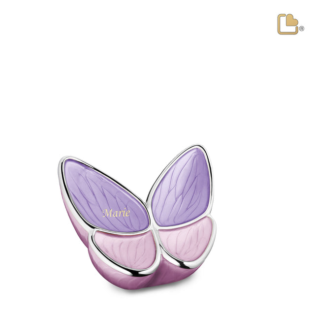 Keepsake Wings of Hope  Lavender Cremation Urn