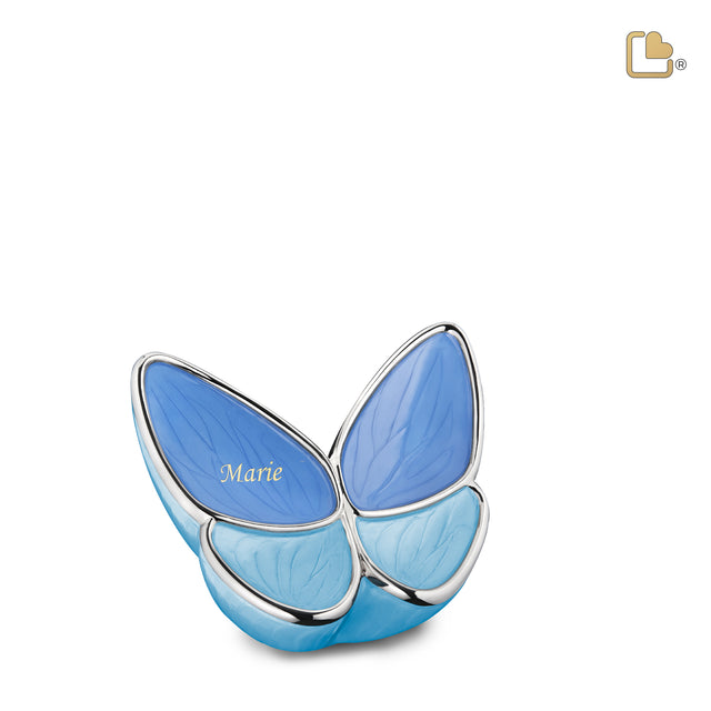 Keepsake Wings of Hope Blue Cremation Urn