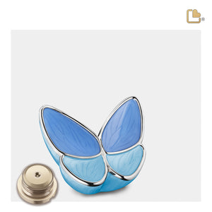 Keepsake Wings of Hope Blue Cremation Urn