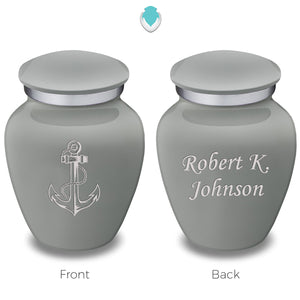 Keepsake Embrace Slate Grey Anchor Cremation Urn