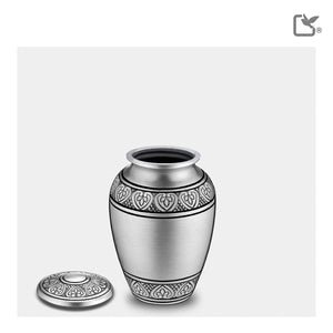 Keepsake Classic Pewter Cremation Urn - COMFORT™ by LoveUrns®