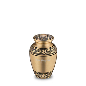 Keepsake Classic Gold Cremation Urn - COMFORT™ by LoveUrns®