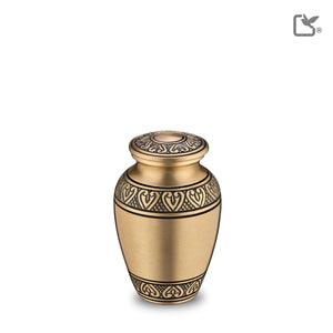 Keepsake Classic Gold Cremation Urn - COMFORT™ by LoveUrns®