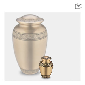 Keepsake Classic Gold Cremation Urn - COMFORT™ by LoveUrns®