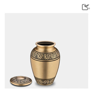 Keepsake Classic Gold Cremation Urn - COMFORT™ by LoveUrns®