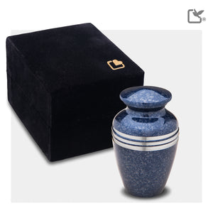 Keepsake Speckled Indigo Cremation Urn