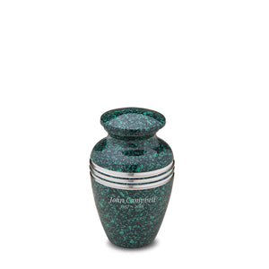 Keepsake Speckled Emerald Cremation Urn - COMFORT™ by LoveUrns®