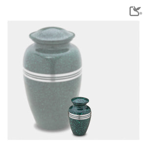 Keepsake Speckled Emerald Cremation Urn - COMFORT™ by LoveUrns®