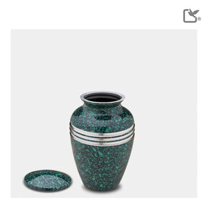 Keepsake Speckled Emerald Cremation Urn - COMFORT™ by LoveUrns®