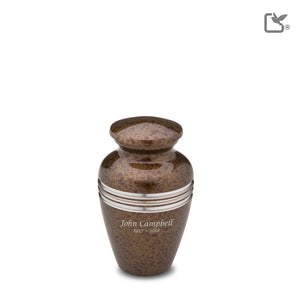 Keepsake Speckled Auburn Cremation Urn - COMFORT™ by LoveUrns®