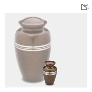 Keepsake Speckled Auburn Cremation Urn - COMFORT™ by LoveUrns®