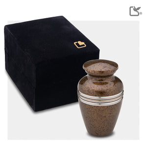 Keepsake Speckled Auburn Cremation Urn - COMFORT™ by LoveUrns®