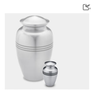 Keepsake Radiance Pewter Cremation Urn - COMFORT™ by LoveUrns®