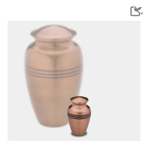 Keepsake Radiance Copper Cremation Urn - COMFORT™ by LoveUrns®